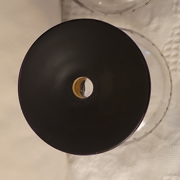 Katie Rose Artland Champagne Glasses (Set of 2). Floral Handpainted Retired - Picture 4 of 7